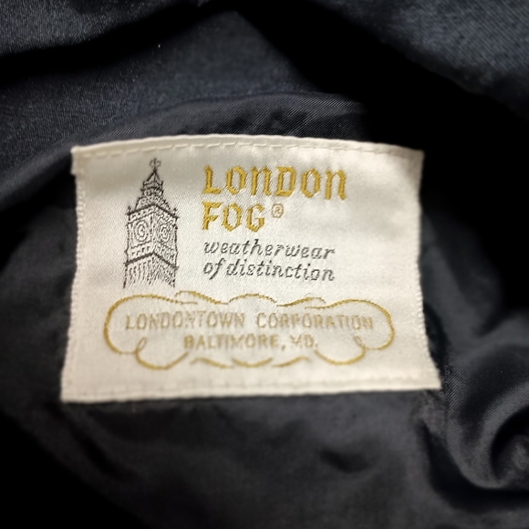 Navy blue London Fog zip up size 42 reg. Men's jacket - Picture 6 of 17